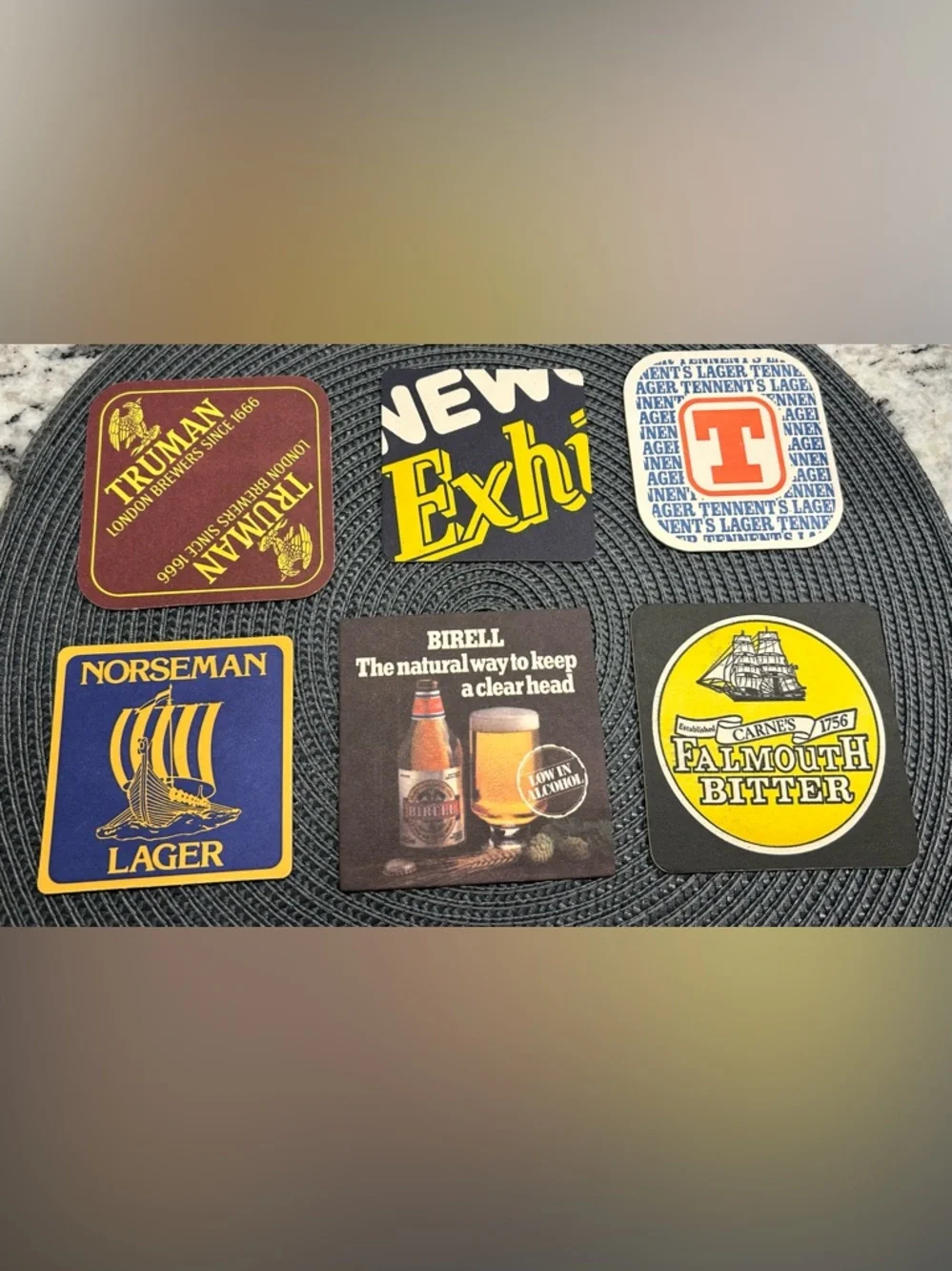 First Edition - Vintage British Pub Mats - 25 Count Coasters